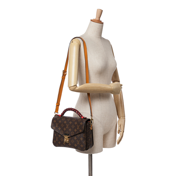 Pre-Loved Louis Vuitton Monogram Braided Pochette Metis - Picture 11 of 11